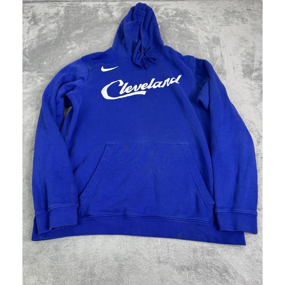 Nike Other - Nike Cleveland Cavaliers NBA Pullover Hoodie Men's Size Large Blue